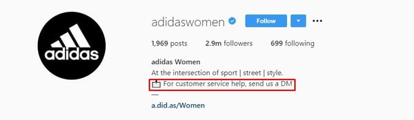 Adidas Instagram Bio